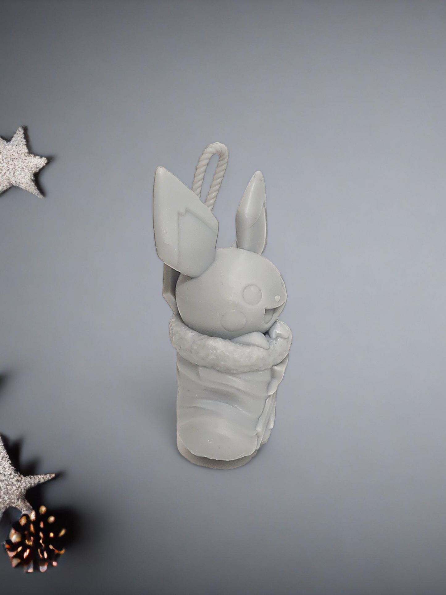 Pokemon Resin Miniature - Pichu Christmas Ornament Stocking