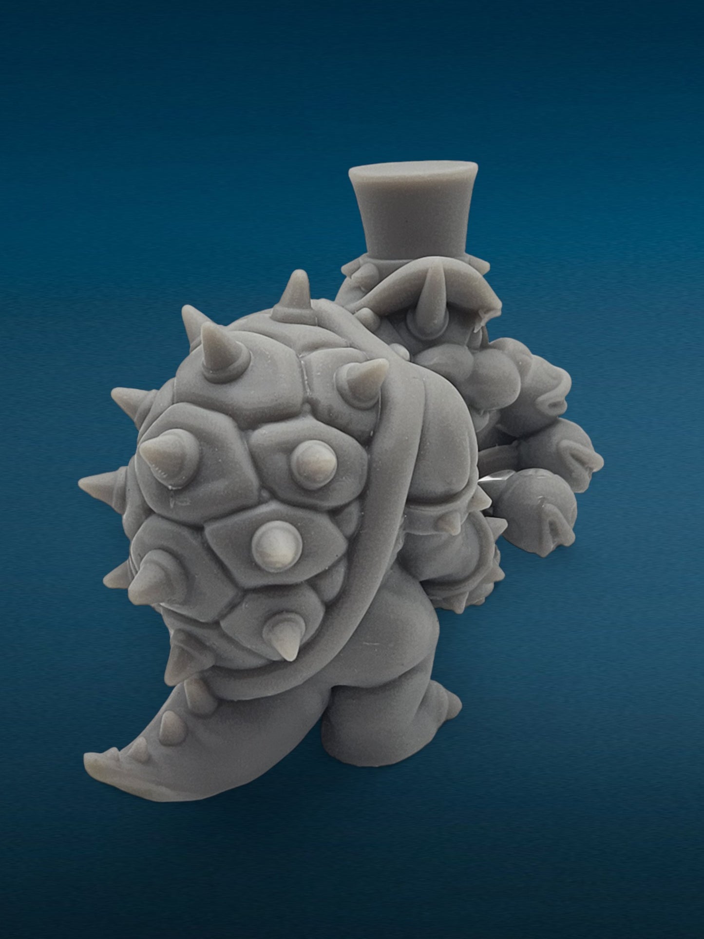 Bowser Proposal - Super Mario Bros 3D Resin Figurine: Unpainted Fan Art (2 Inch)