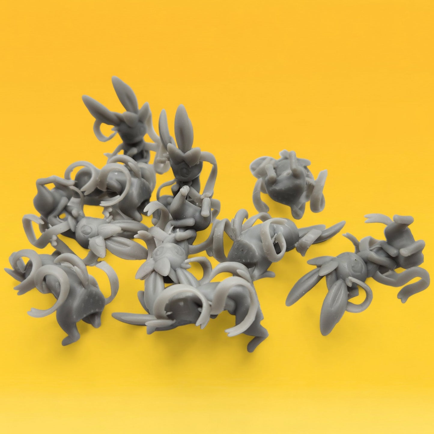 Sylveon Mini Figures Set – 10 Pack 1″ | 3D Printed Pokemo