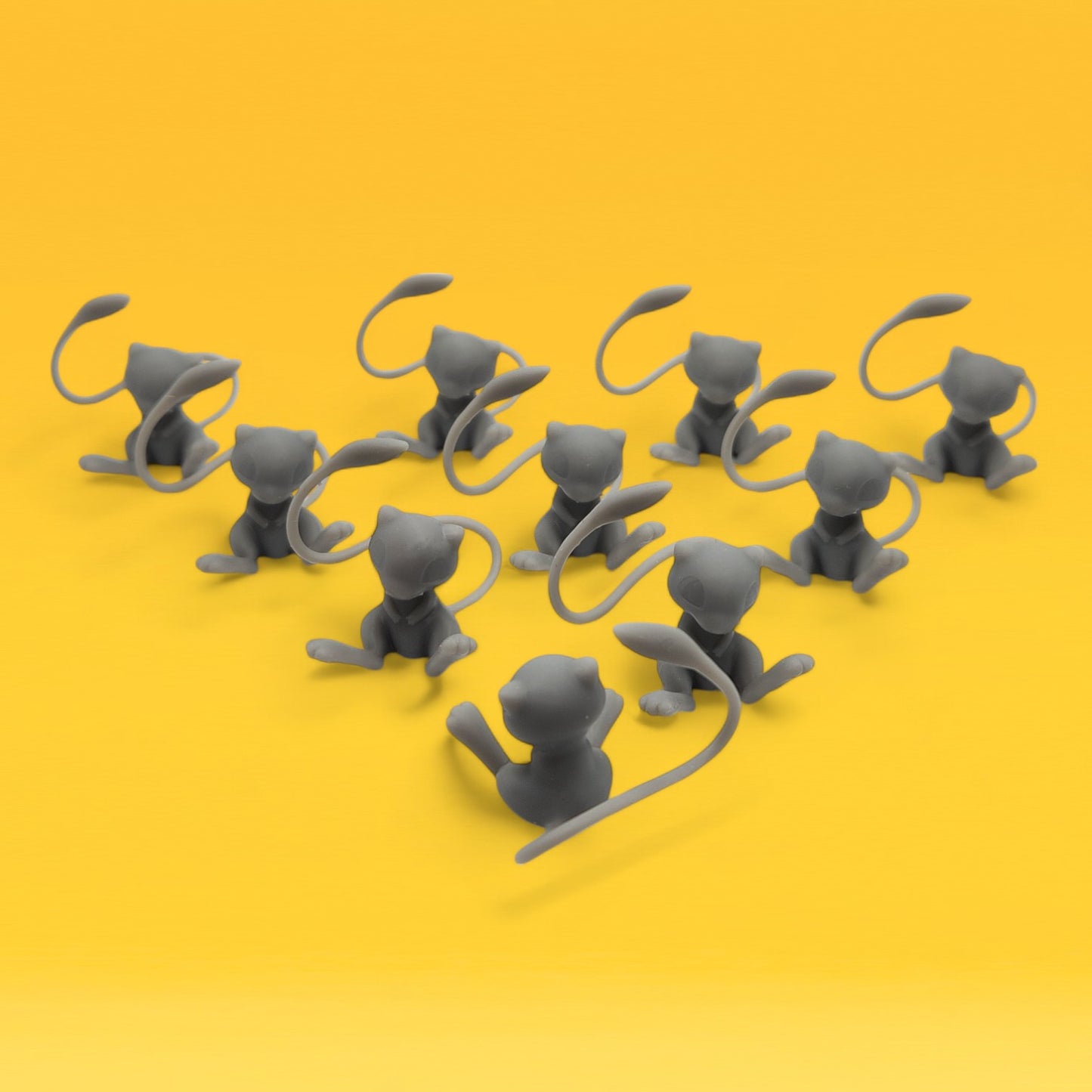 Mew Mini Figures Set – 10 Pack 1″ | 3D Printed Pokemon