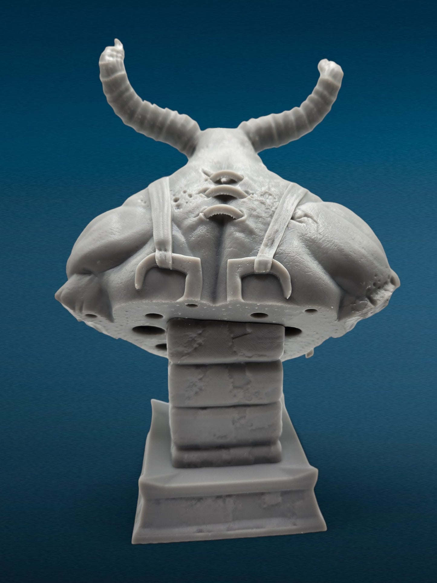 The Butcher - Diablo 3D Resin Bust: Unpainted Fan Art (6.5 Inch)