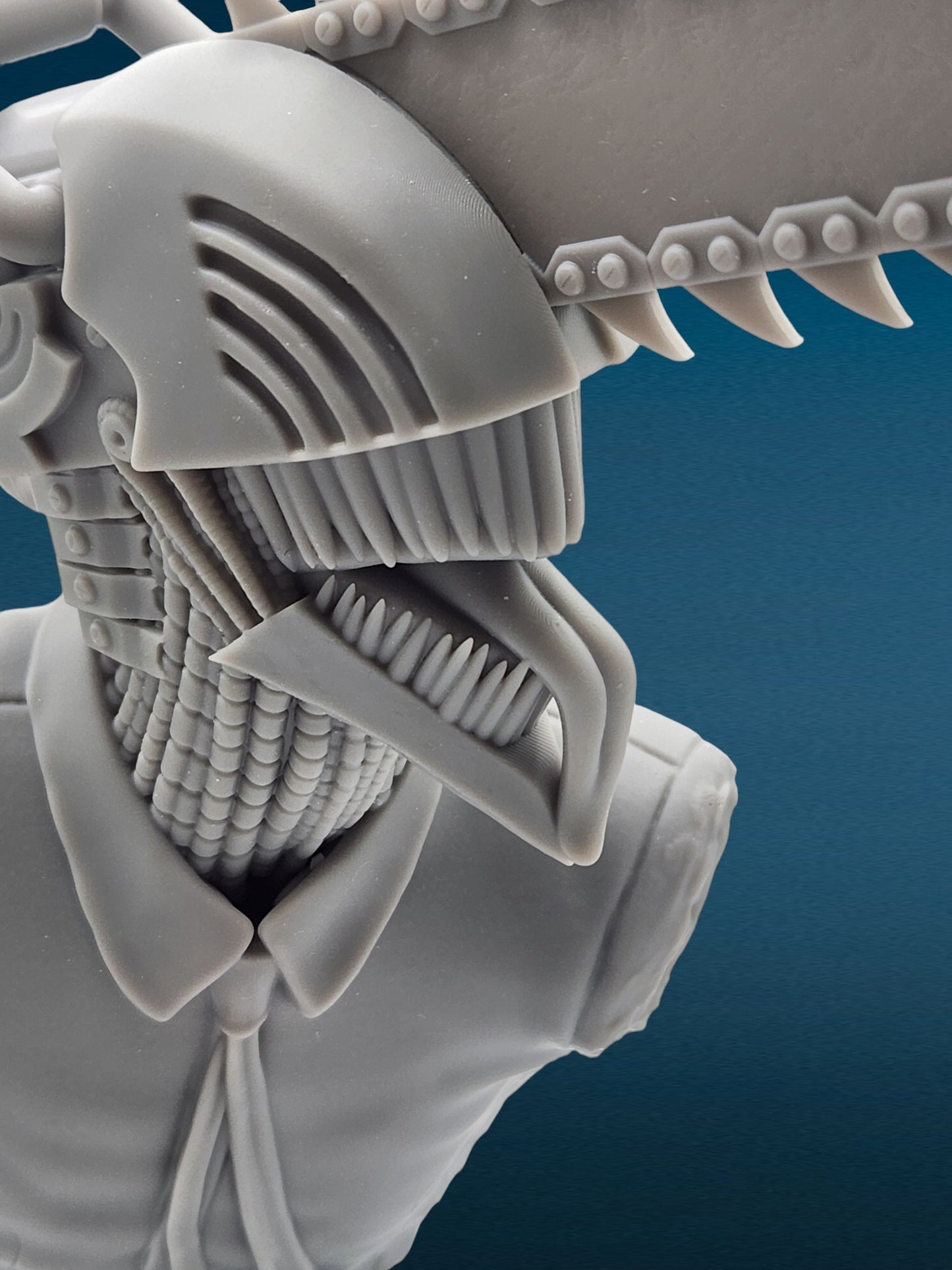 Chainsaw Man - Denji 3D Resin Bust: Unpainted Fan Art (6.5 Inch)