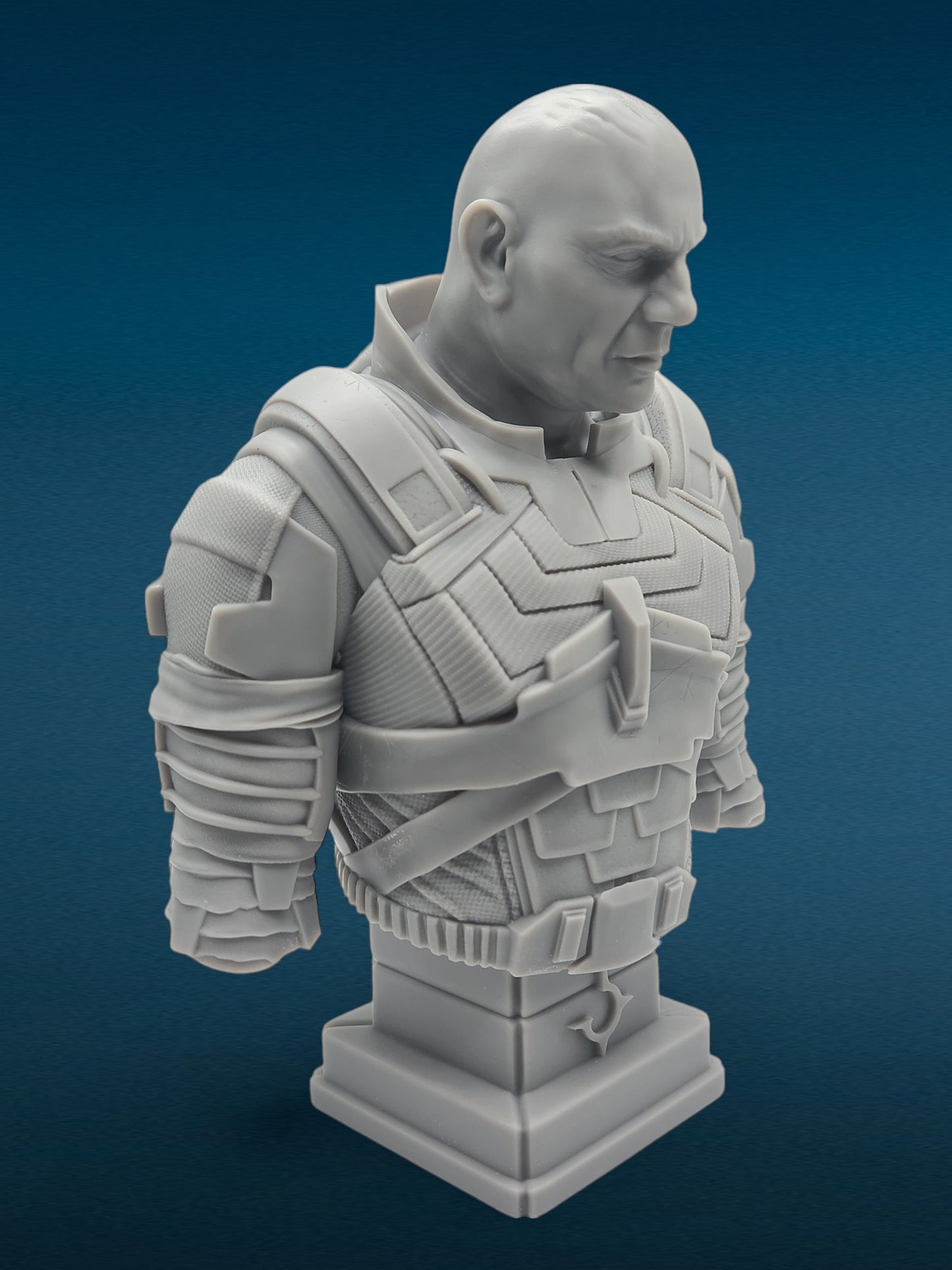 Count Glossau Rabban - Dune 3D Resin Bust: Unpainted Fan Art (6.5 Inch)