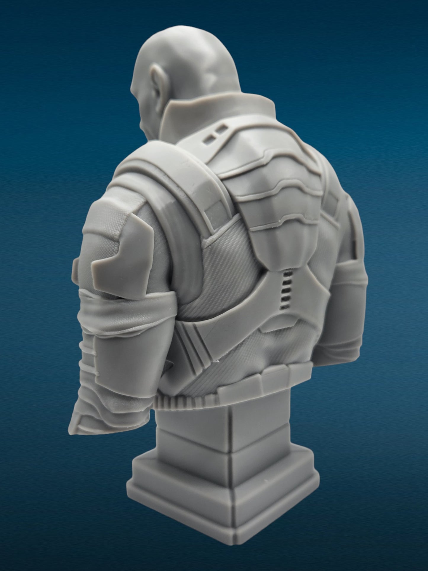 Count Glossau Rabban - Dune 3D Resin Bust: Unpainted Fan Art (6.5 Inch)