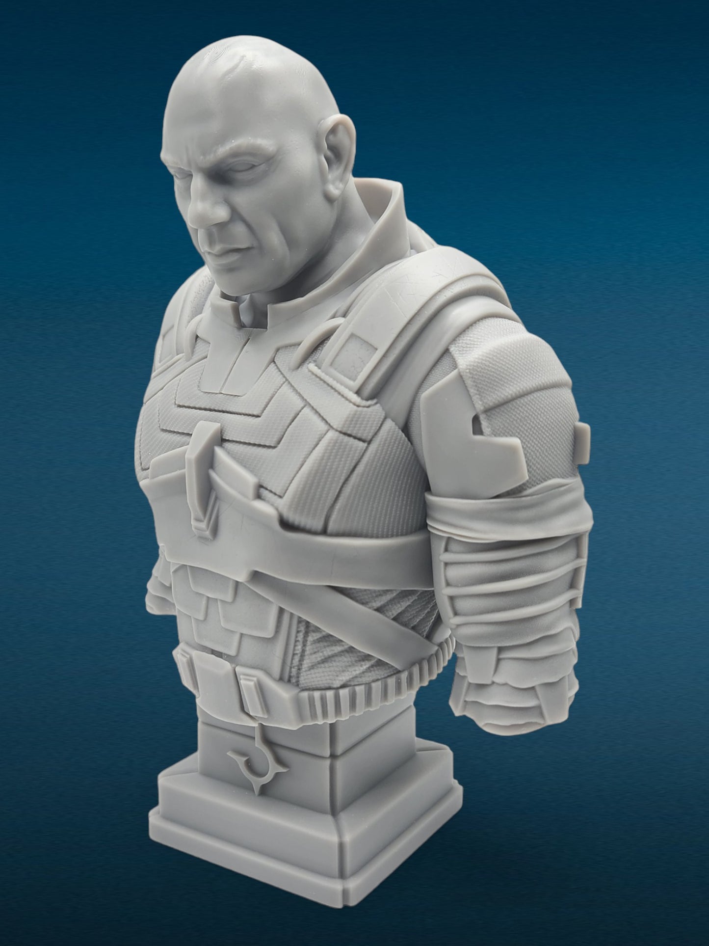 Count Glossau Rabban - Dune 3D Resin Bust: Unpainted Fan Art (6.5 Inch)