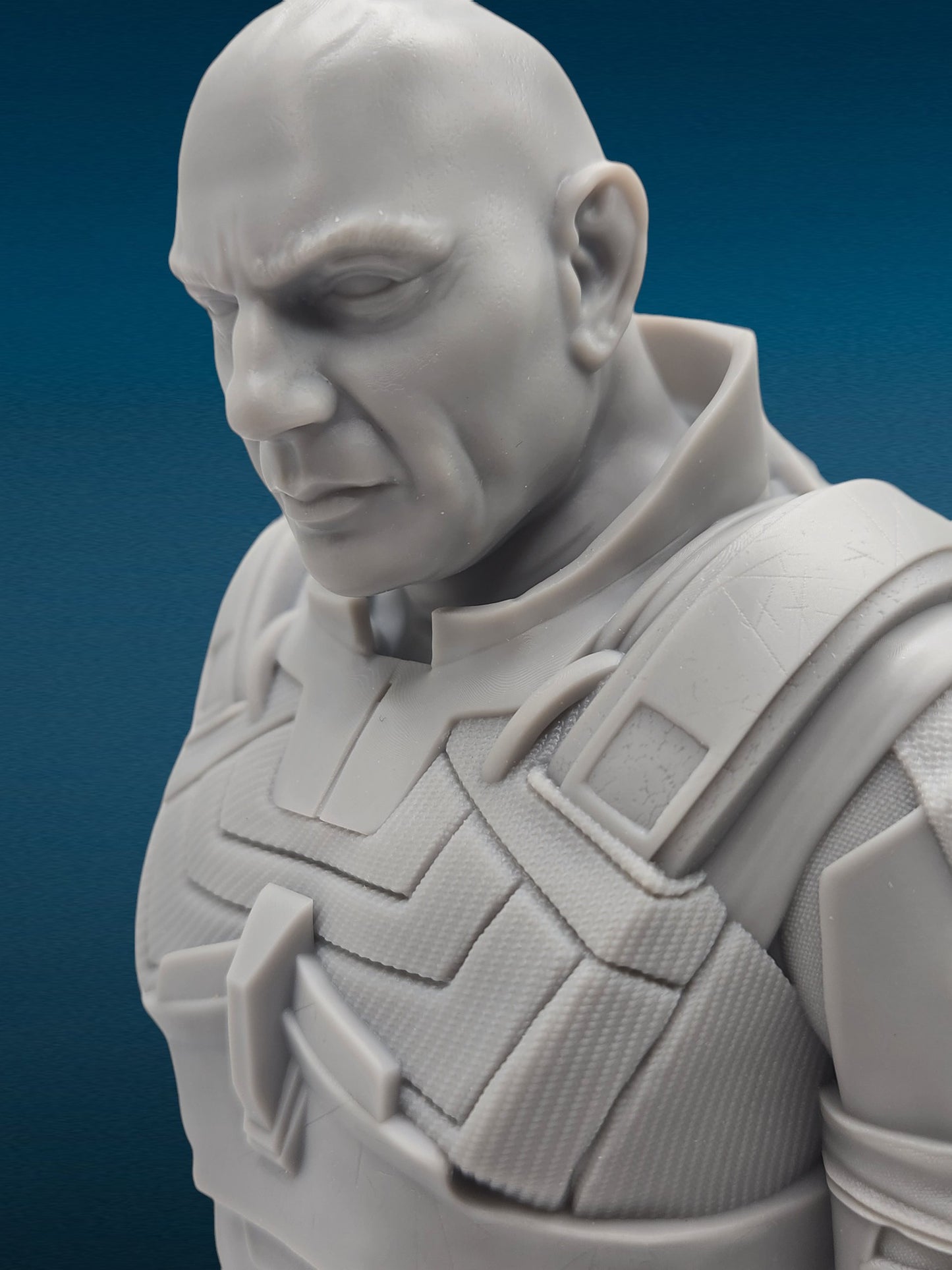 Count Glossau Rabban - Dune 3D Resin Bust: Unpainted Fan Art (6.5 Inch)