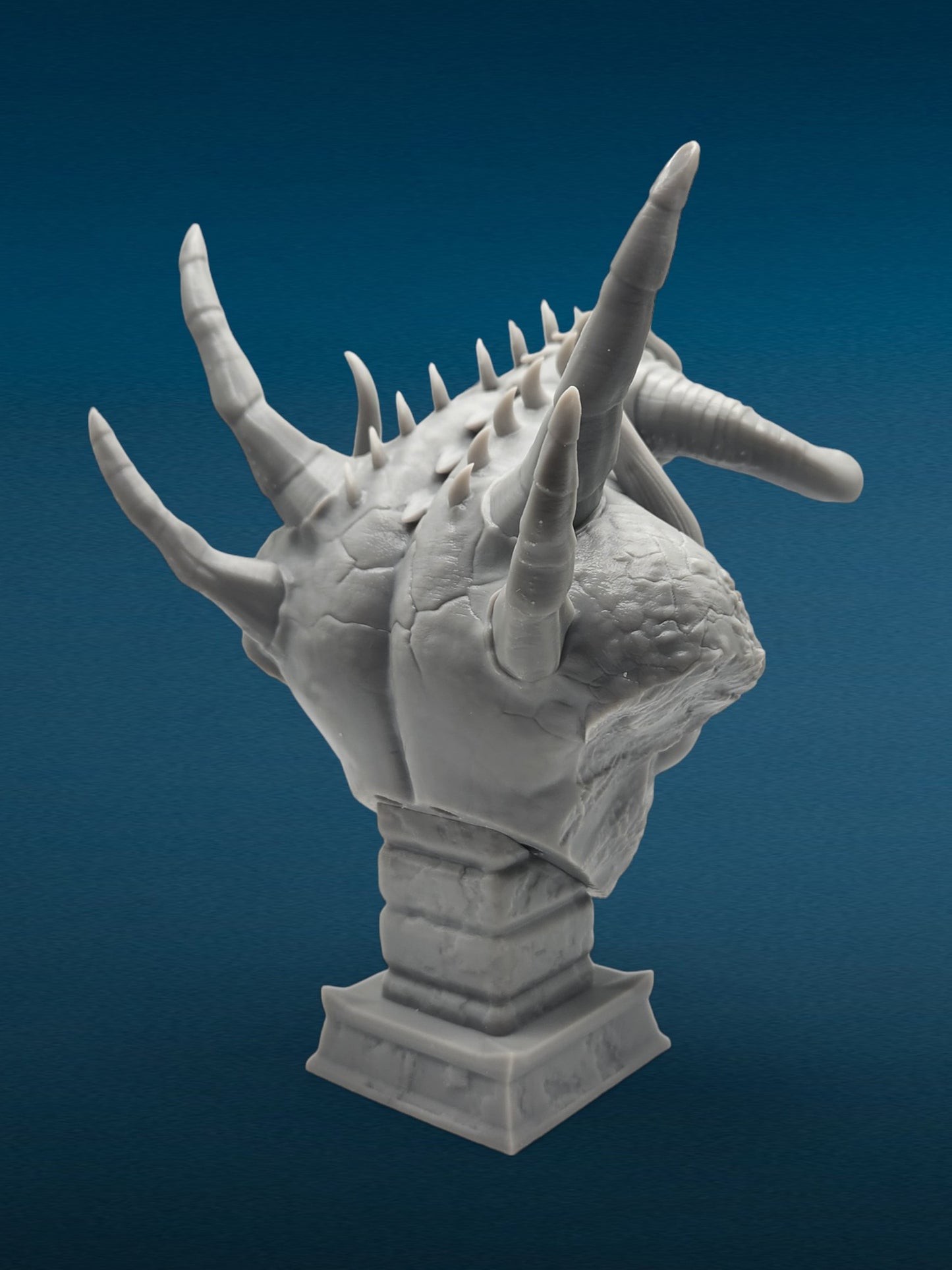 Diablo - Lord of Terror 3D Resin Bust: Unpainted Fan Art (6.5 Inch)