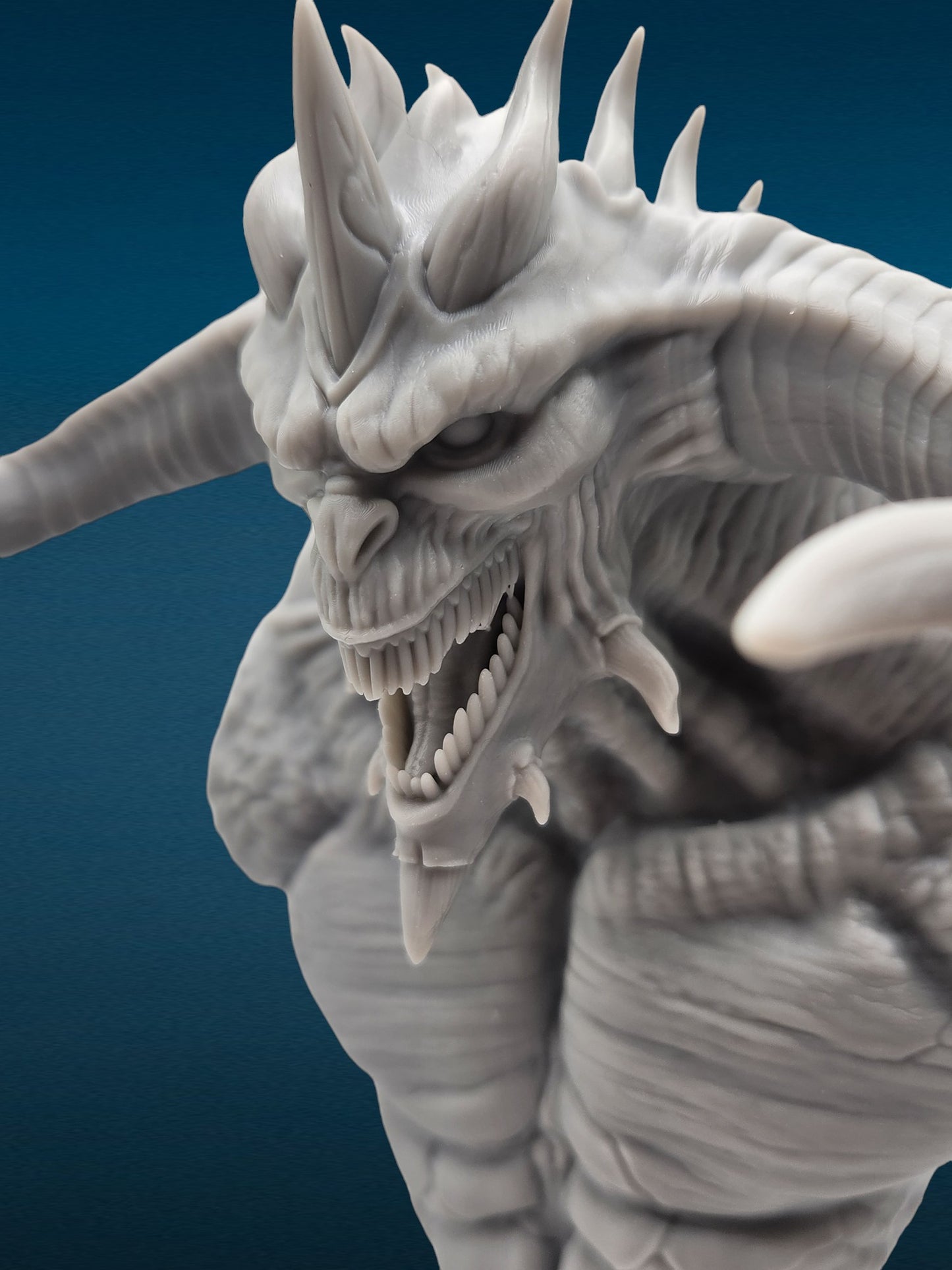 Diablo - Lord of Terror 3D Resin Bust: Unpainted Fan Art (6.5 Inch)