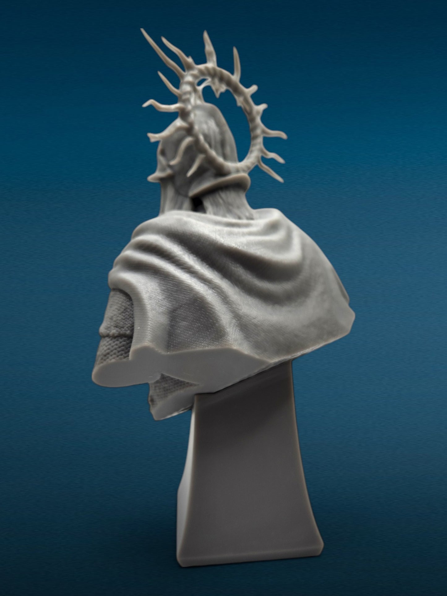 Death Knight - Elden Ring 3D Resin Bust: Unpainted Fan Art (7.5 Inch)