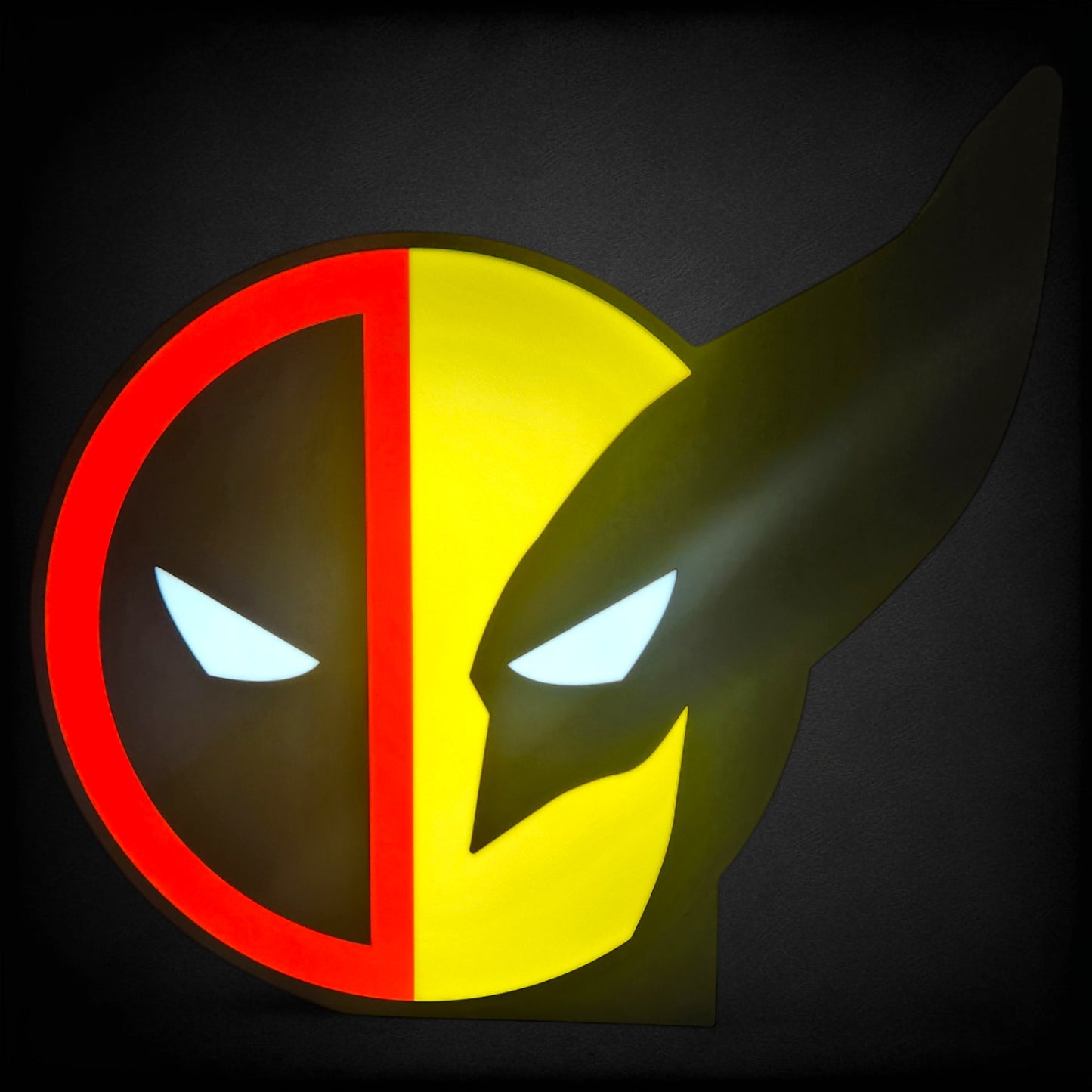Deadpool vs Wolverine LED Lamp | Deadpool