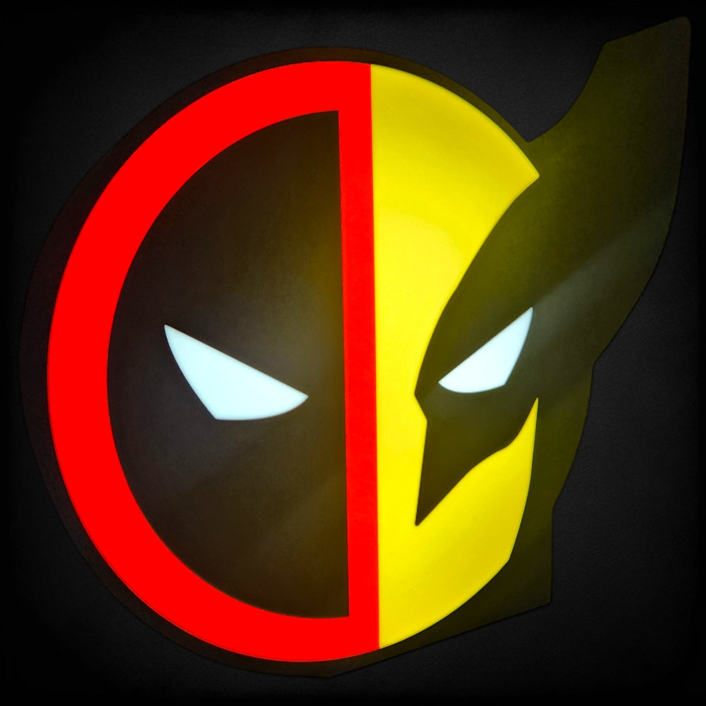 Deadpool vs Wolverine LED Lamp | Deadpool