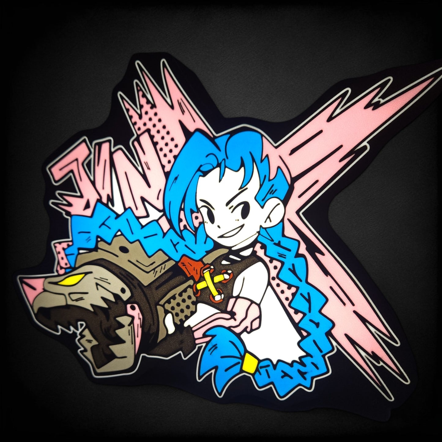 Jinx LED Lamp | Arcane | League of Legends
