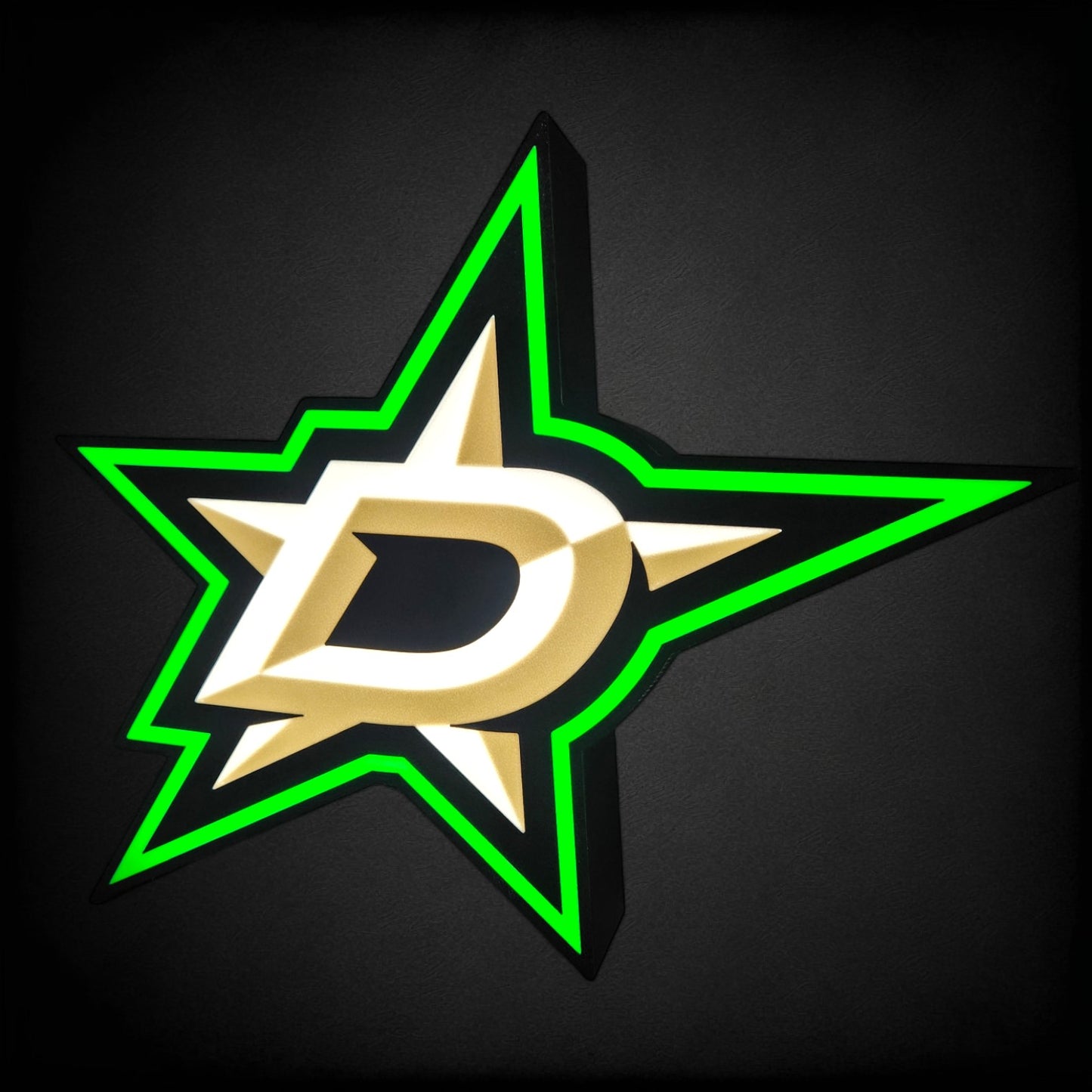 Star's Logo LED Lamp | Dallas Stars