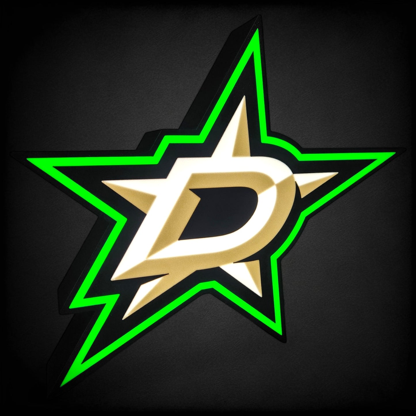Star's Logo LED Lamp | Dallas Stars