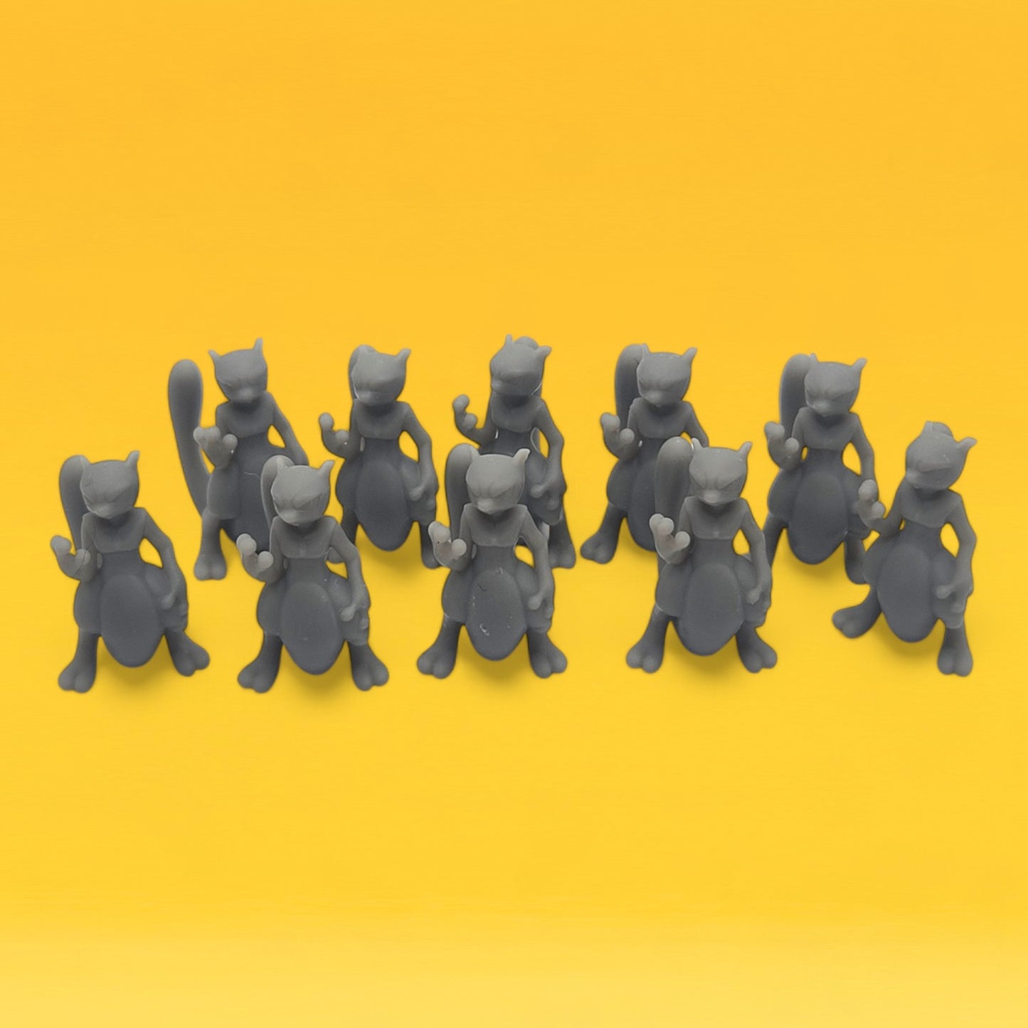 Mewtwo Mini Figures Set – 10 Pack 1″ | 3D Printed Pokemon