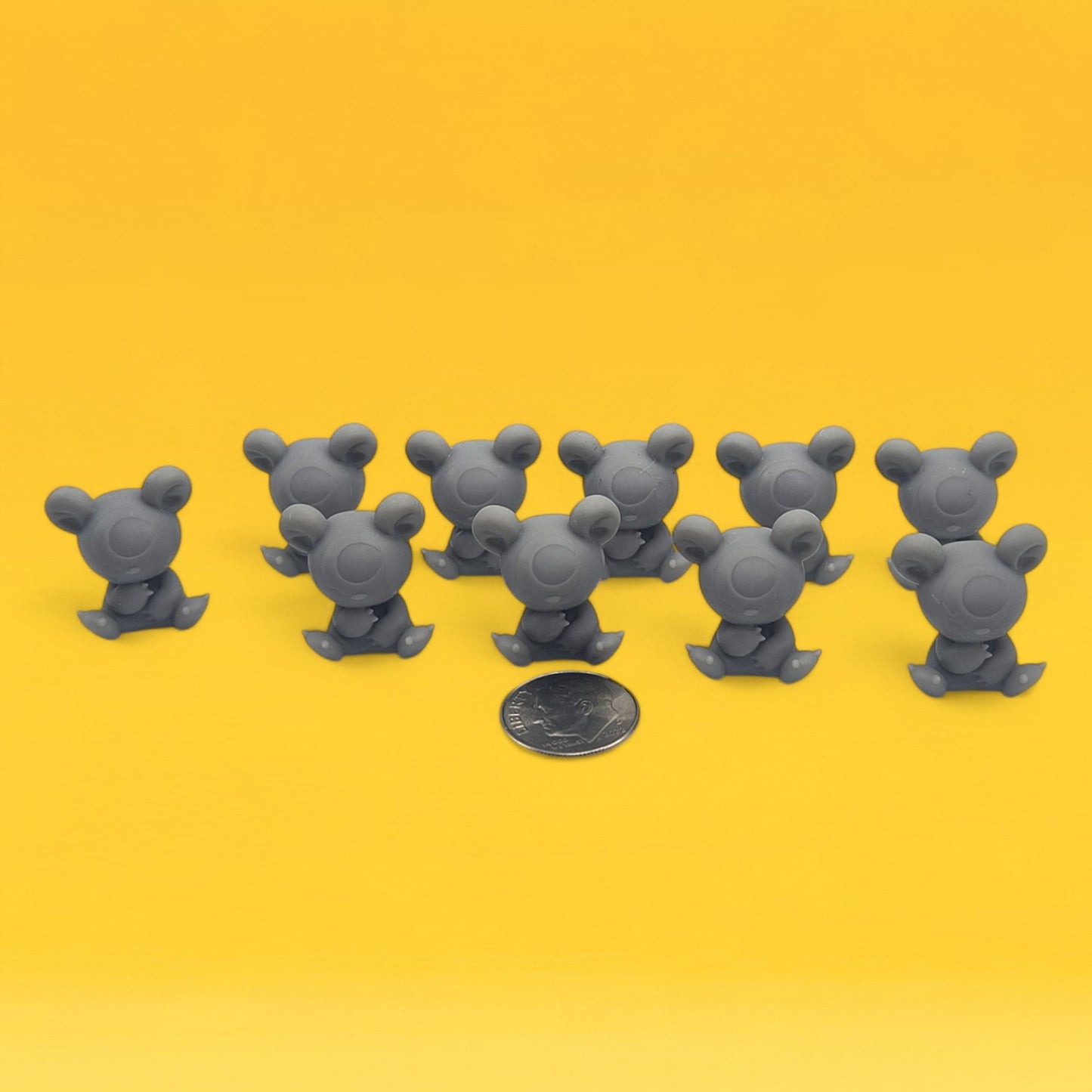 Teddiursa Mini Figures Set – 10 Pack 1″ | 3D Printed Pokemon