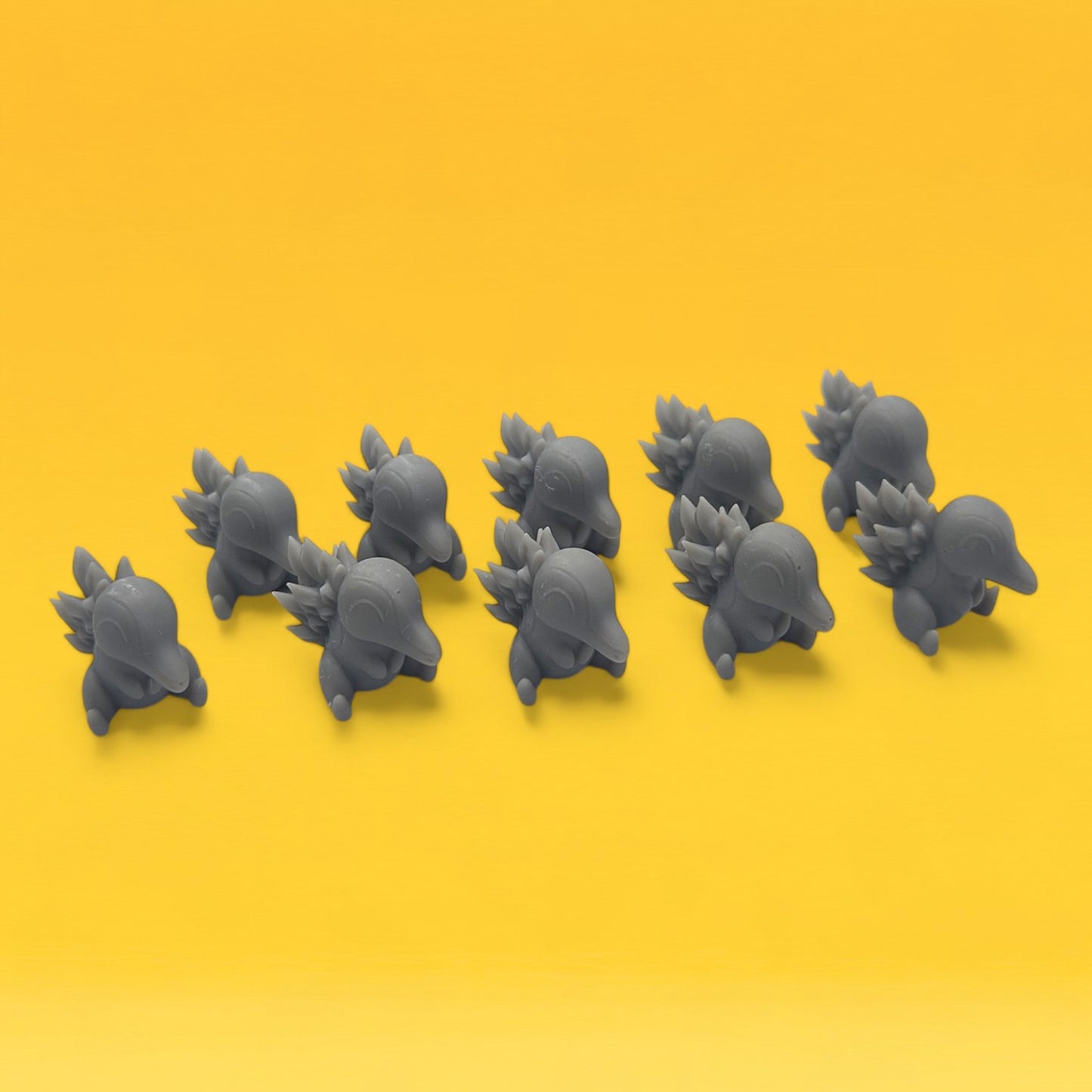 Cyndaquil Mini Figures Set – 10 Pack 1″ | 3D Printed Pokemon