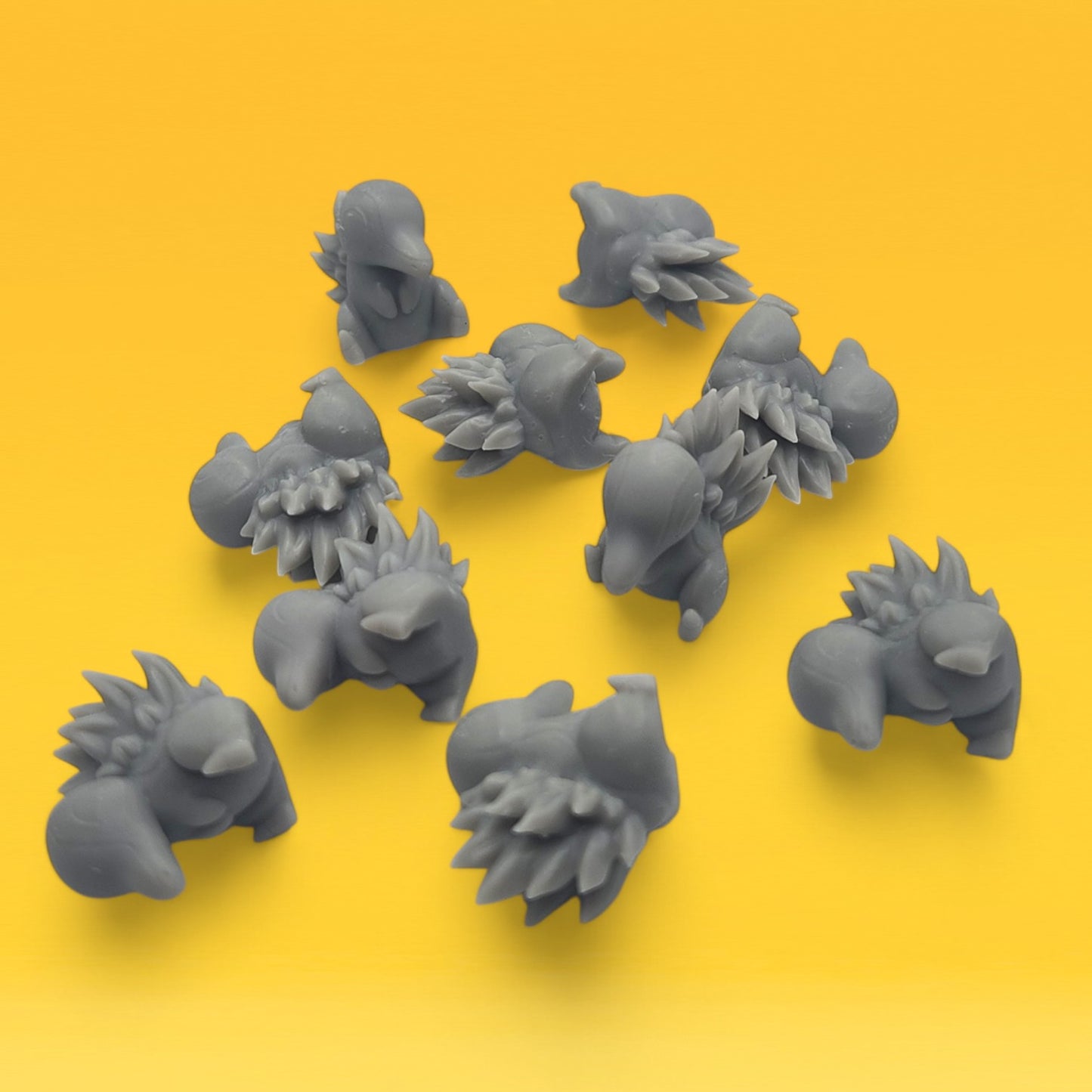 Cyndaquil Mini Figures Set – 10 Pack 1″ | 3D Printed Pokemon