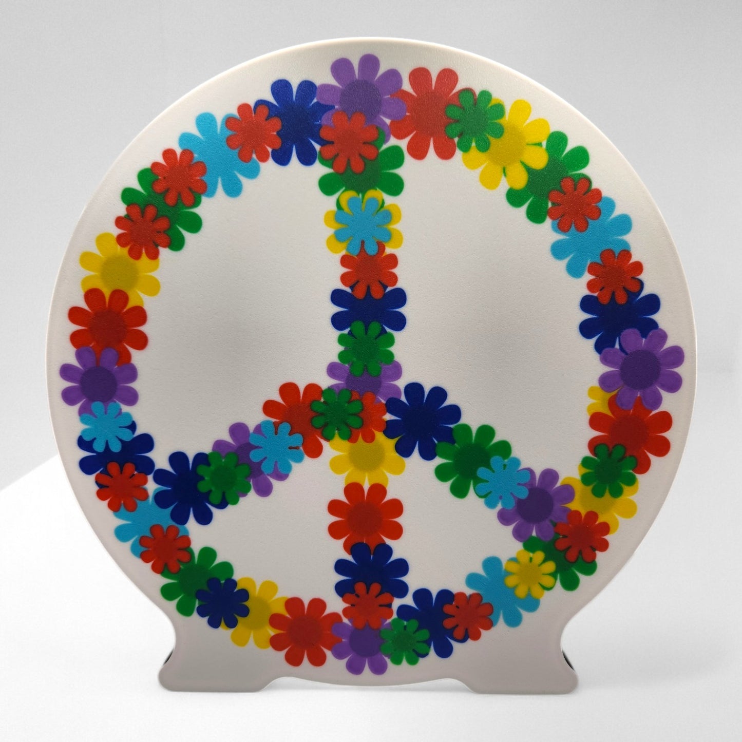 Flower Peace Sign LED Lamp | Peace
