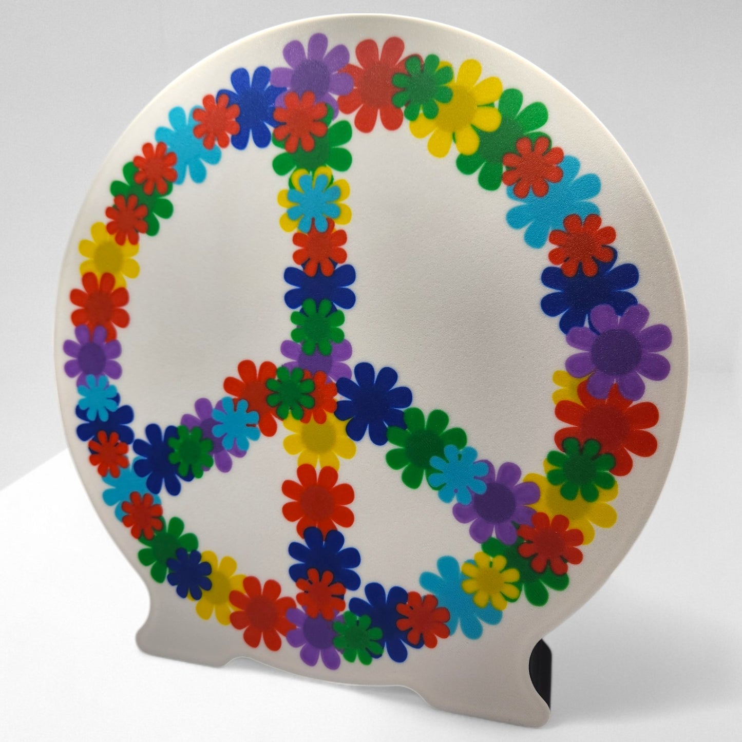 Flower Peace Sign LED Lamp | Peace