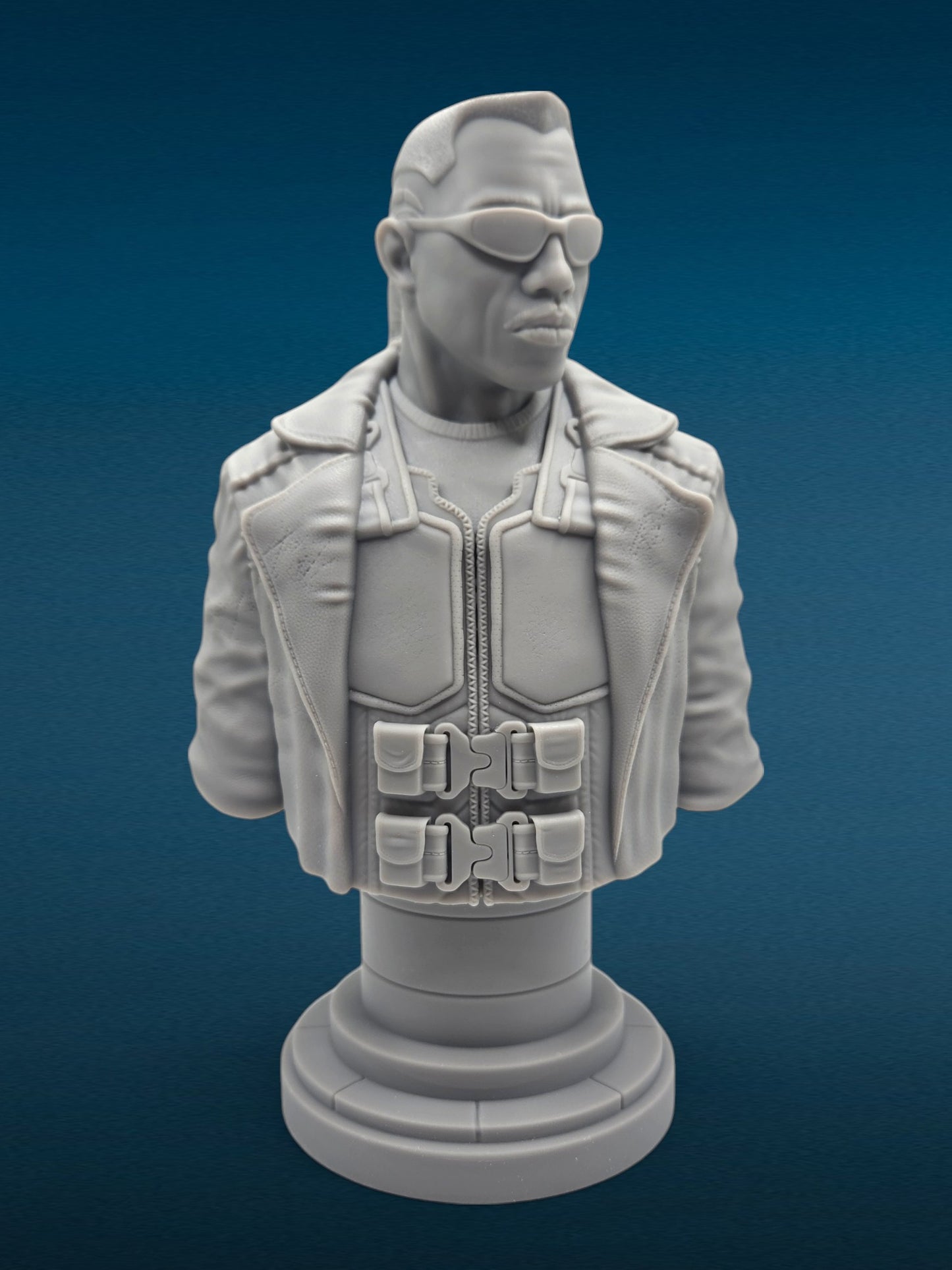 Blade Resin Bust: Unpainted Fan Art (7 Inch)