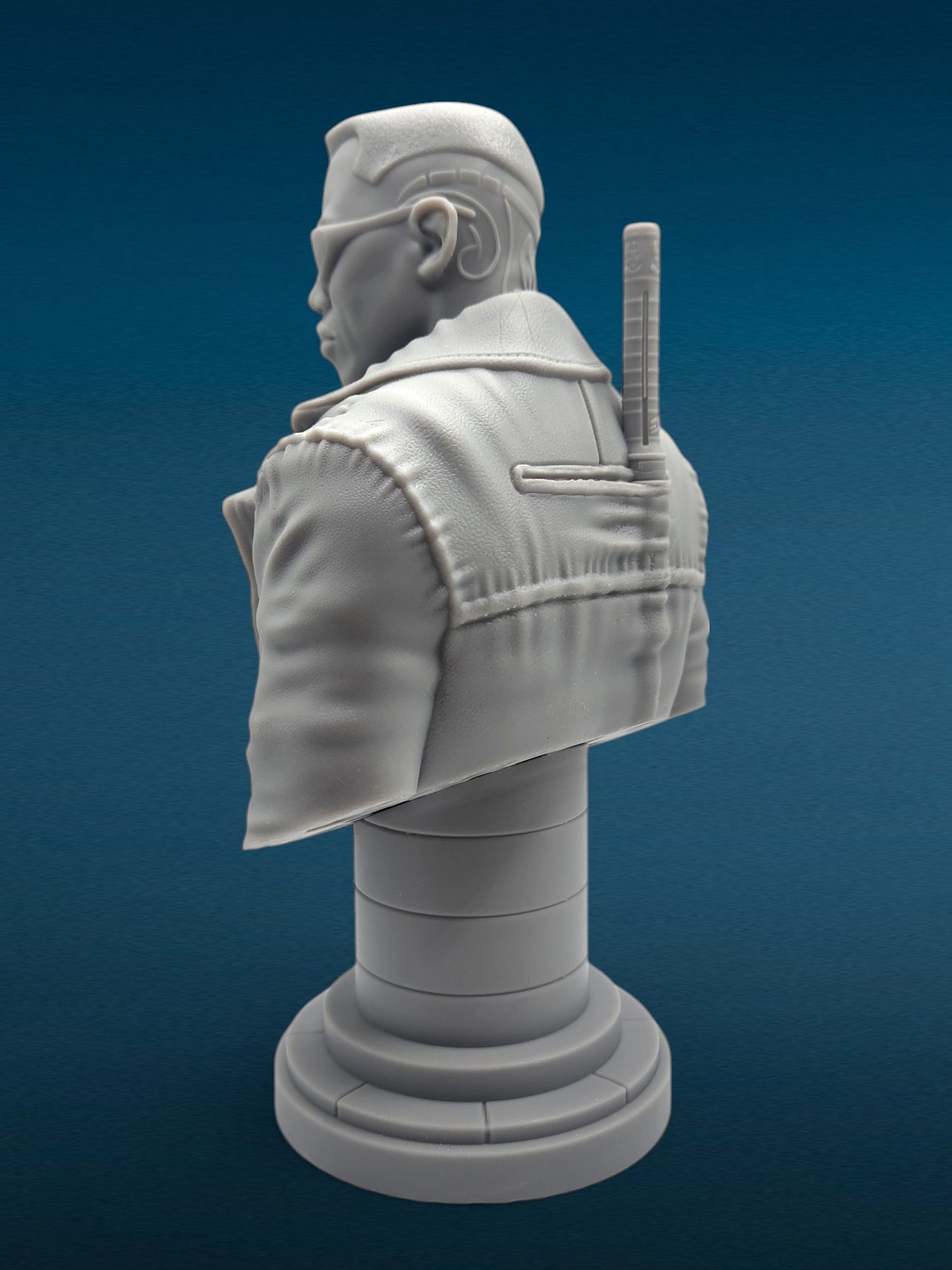 Blade Resin Bust: Unpainted Fan Art (7 Inch)