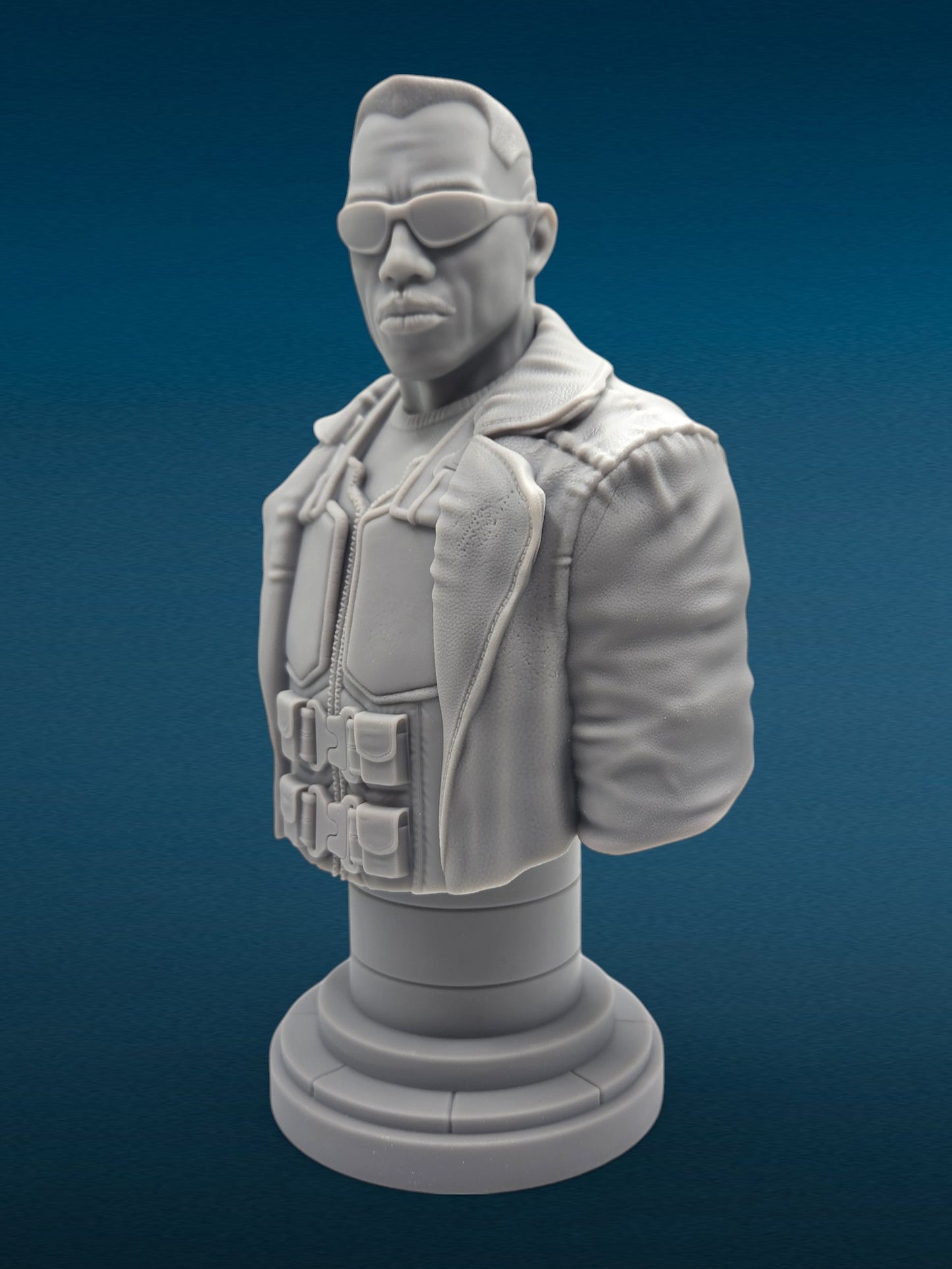 Blade Resin Bust: Unpainted Fan Art (7 Inch)