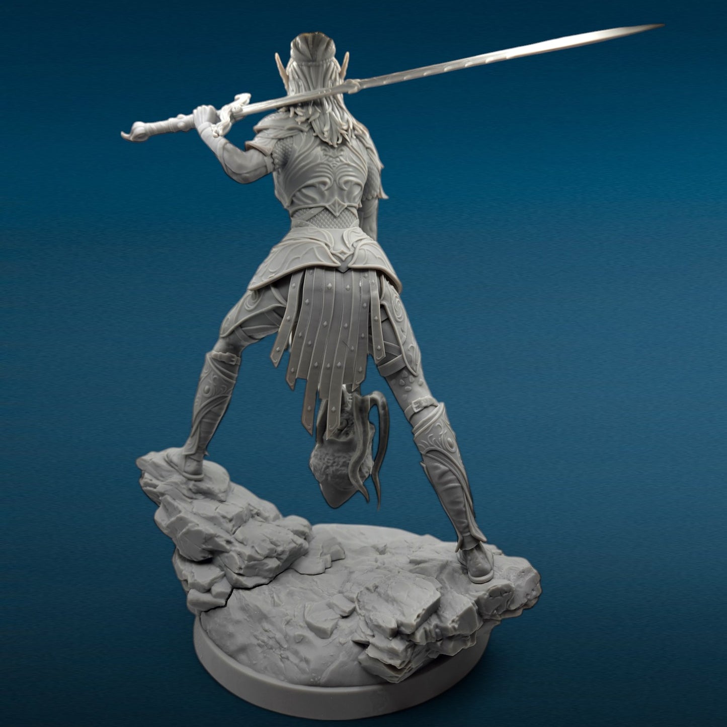 3D Resin Figurine - Lae'zel (Baldur's Gate 3)
