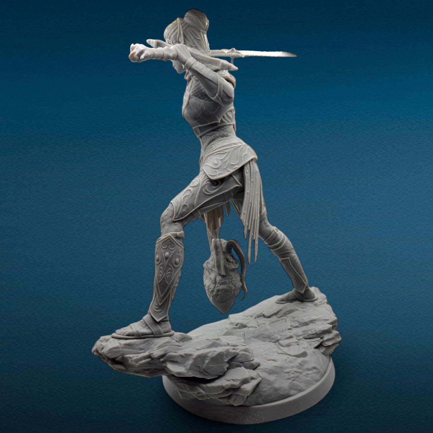 3D Resin Figurine - Lae'zel (Baldur's Gate 3)