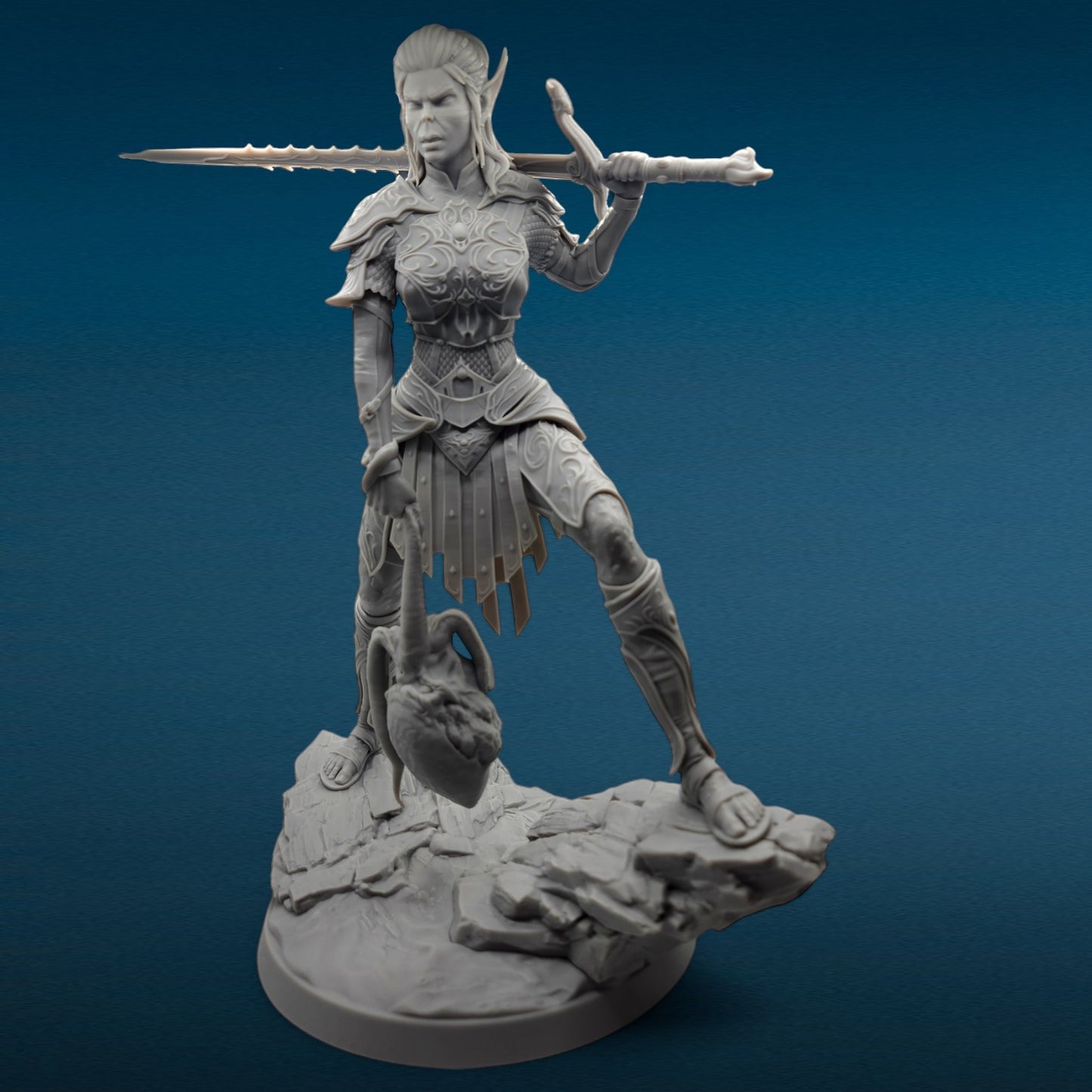 3D Resin Figurine - Lae'zel (Baldur's Gate 3)