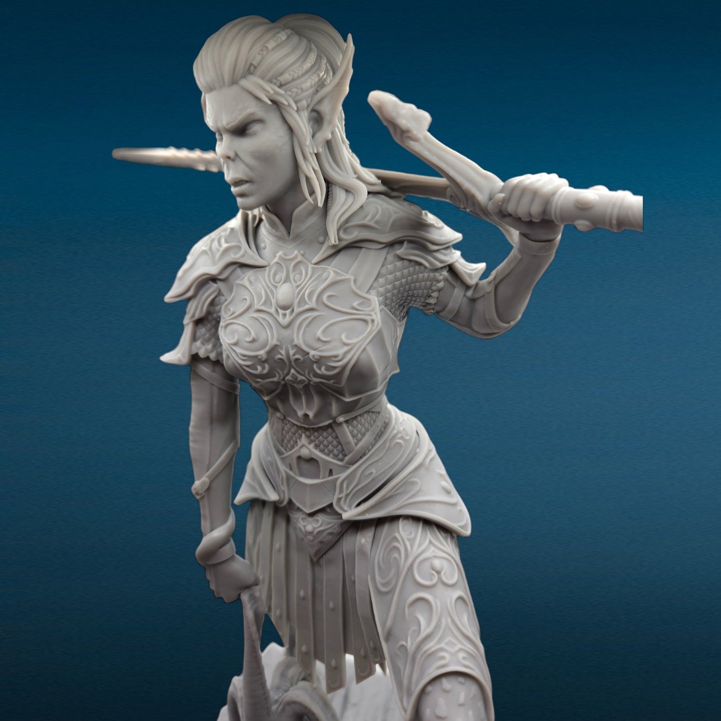 3D Resin Figurine - Lae'zel (Baldur's Gate 3)