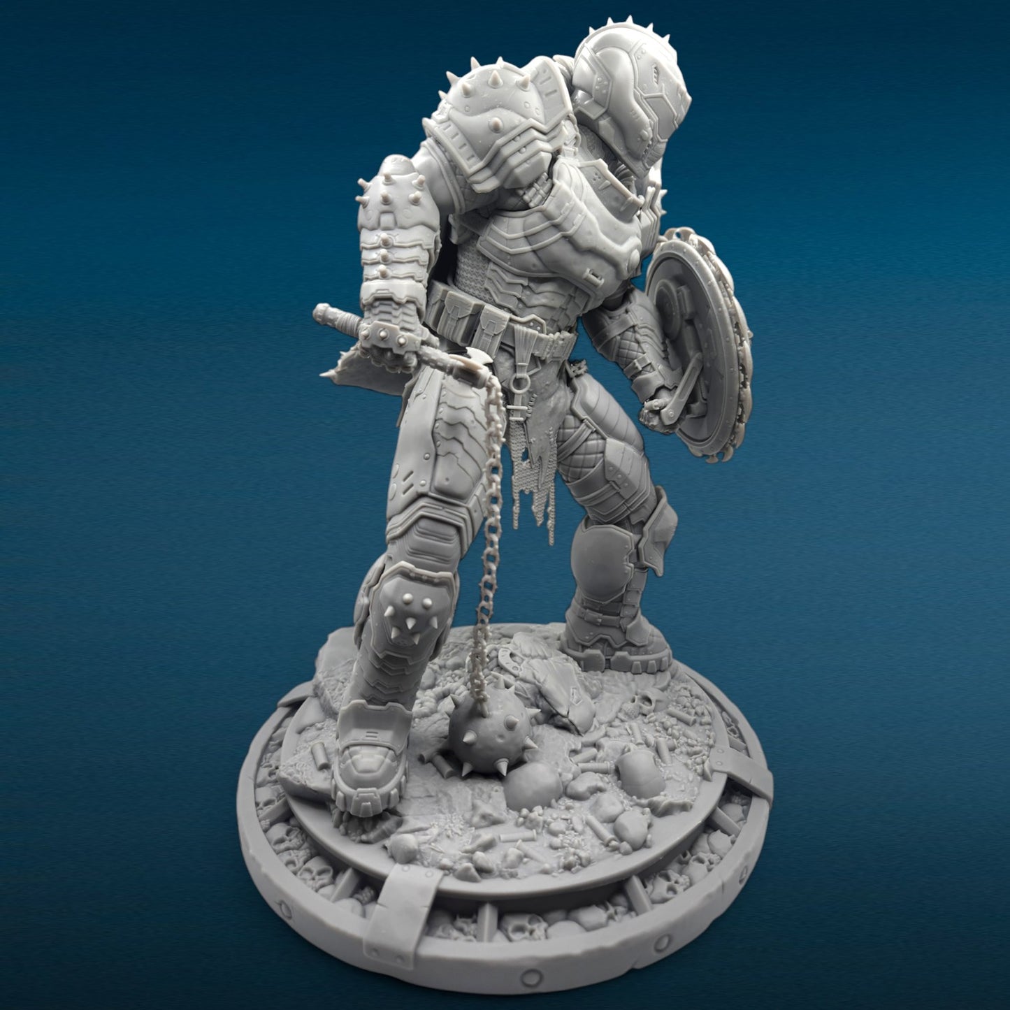 3D Resin Figurine - Doom Slayer | The Dark Ages