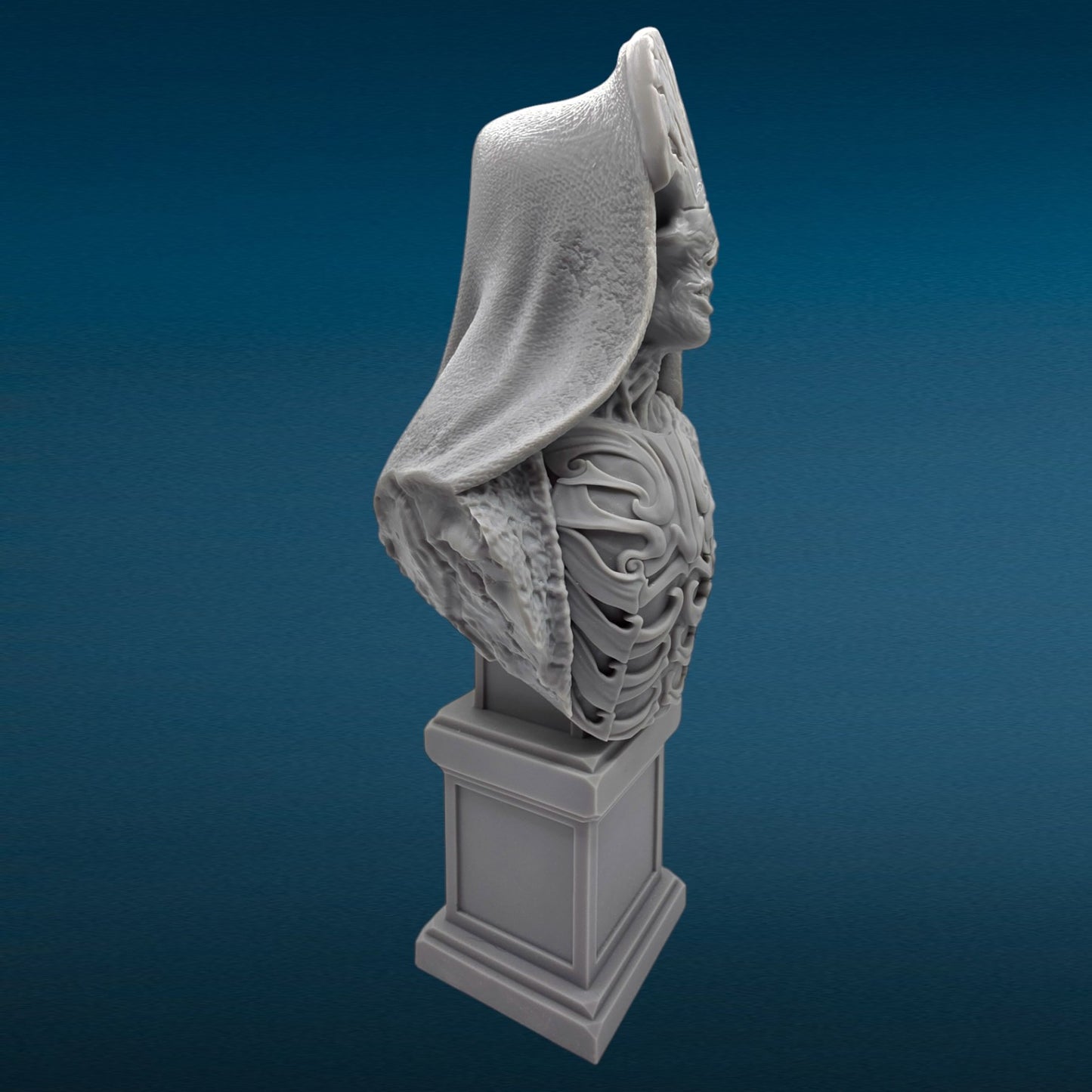 Angel of Death - Hellboy 3D Resin Bust: Unpainted Fan Art (8.5 Inch)