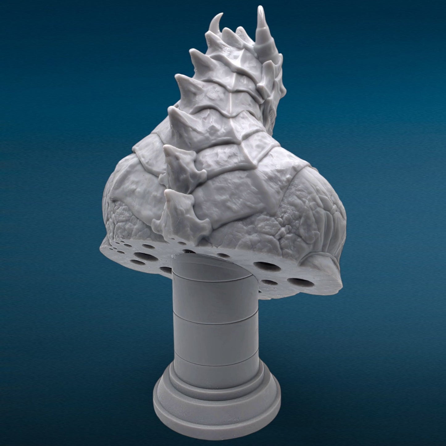 Kaiju 8 - Defense Force's Ultimate Weapon 3D Resin Bust: Unpainted Fan Art (7 Inch)