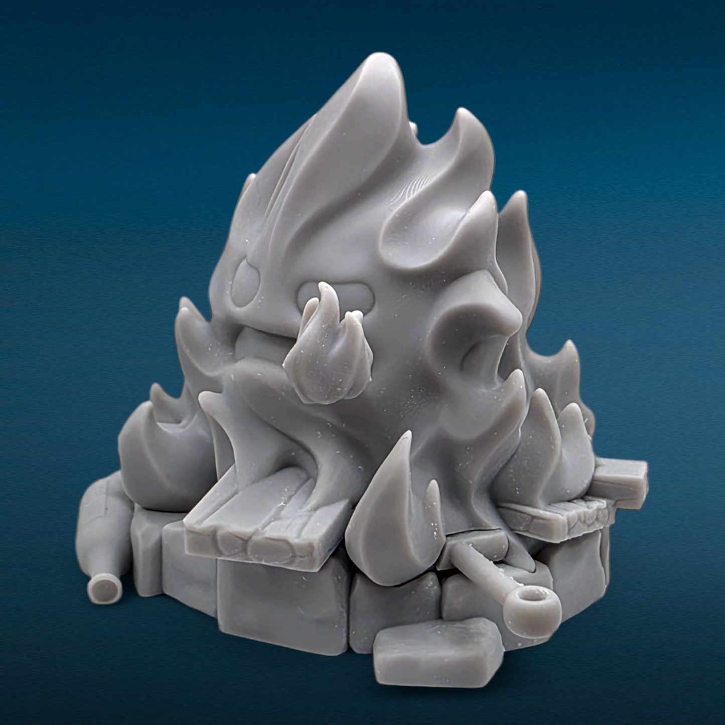 3D Resin Figurine - Calcifer | Howl's Moving Castle