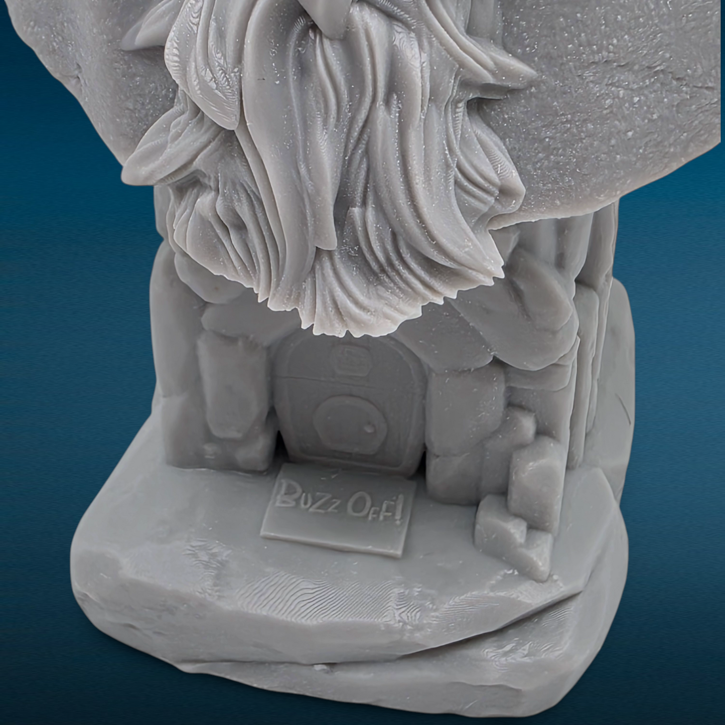 The Grinch - 3D Resin Figurine: Unpainted Fan Art (7 Inch)