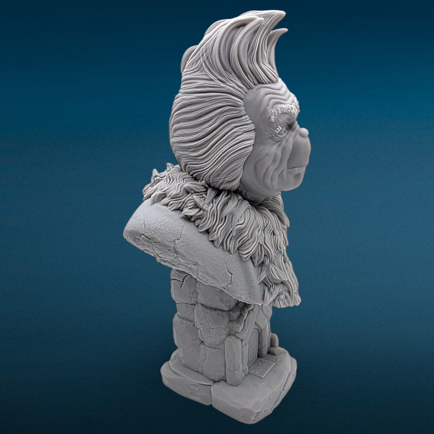 The Grinch - 3D Resin Figurine: Unpainted Fan Art (7 Inch)