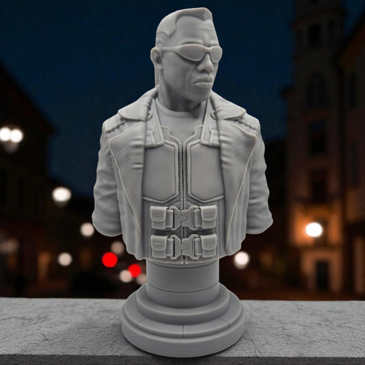 Blade Resin Bust: Unpainted Fan Art (7 Inch)