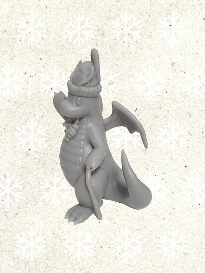 Pokemon Resin Miniature - Dragonite Christmas Ornament