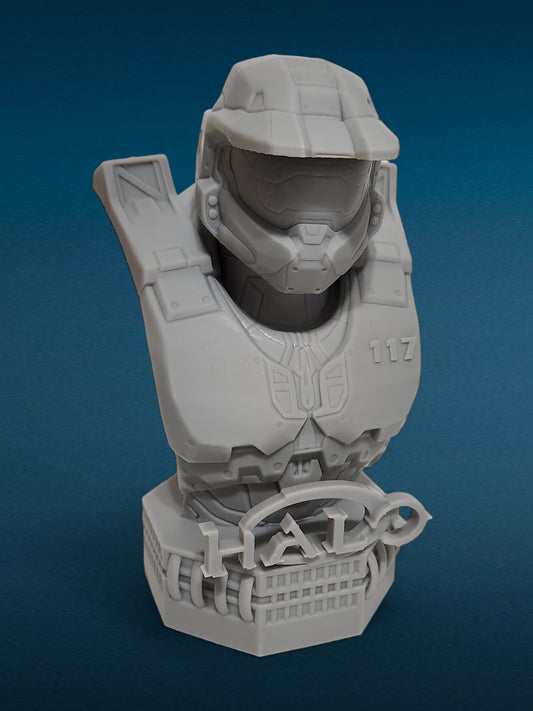 3D Resin Figurine - Master Chief Bust | Halo | Spartan