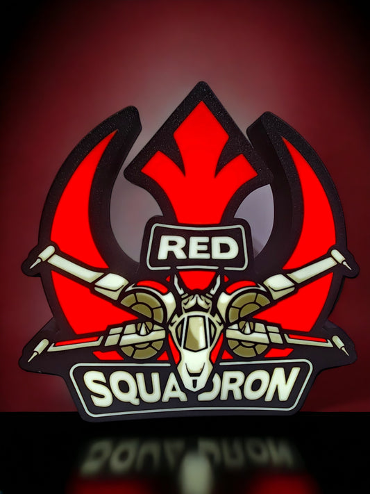 Red Squadron LED Lamp | Star Wars