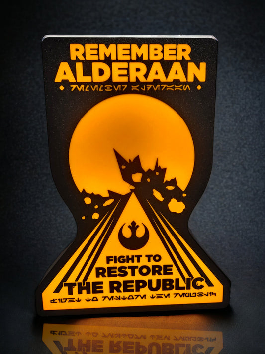 Remember Alderaan LED Lamp | Star Wars