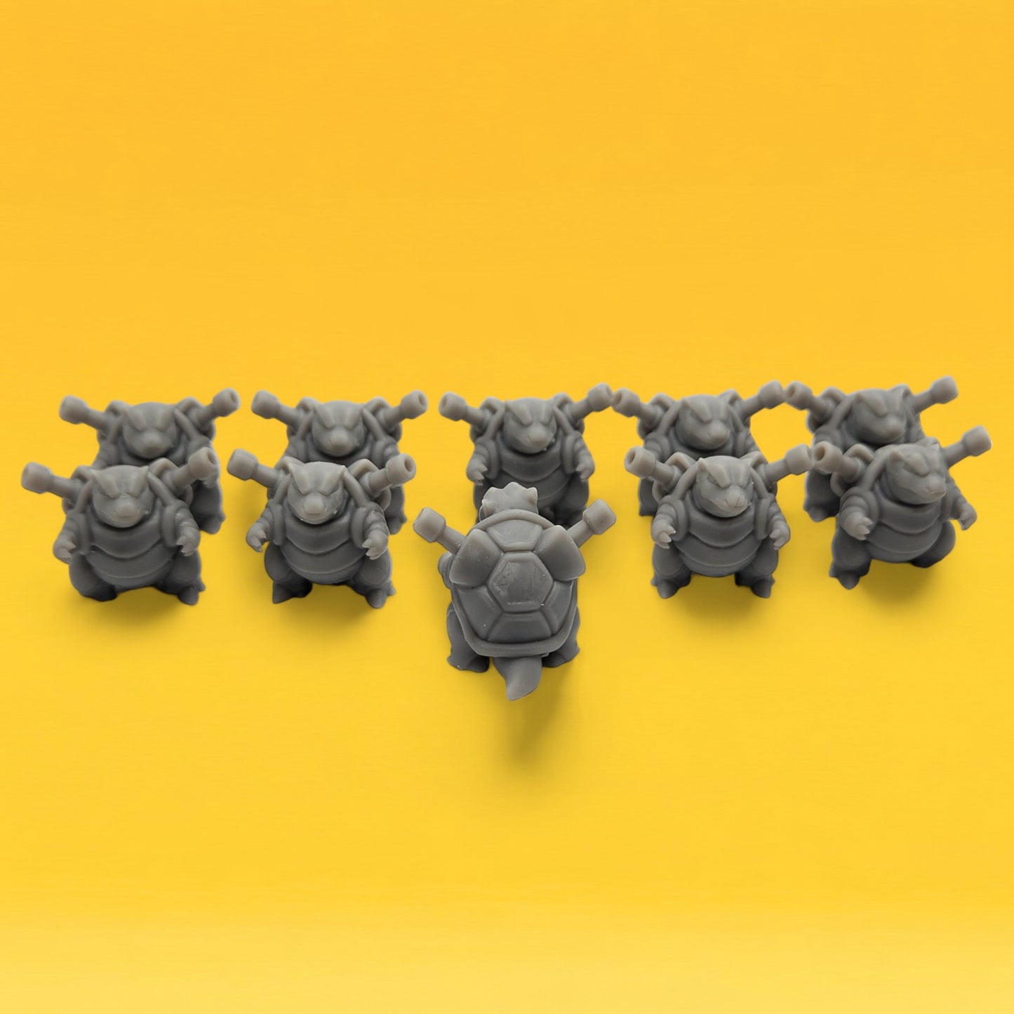 Blastoise Mini Figures Set – 10 Pack 1″ | 3D Printed Pokemon
