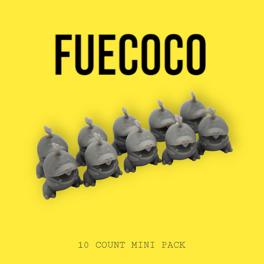 Pokemon Resin Super Miniature 10 Pack - Fuecoco