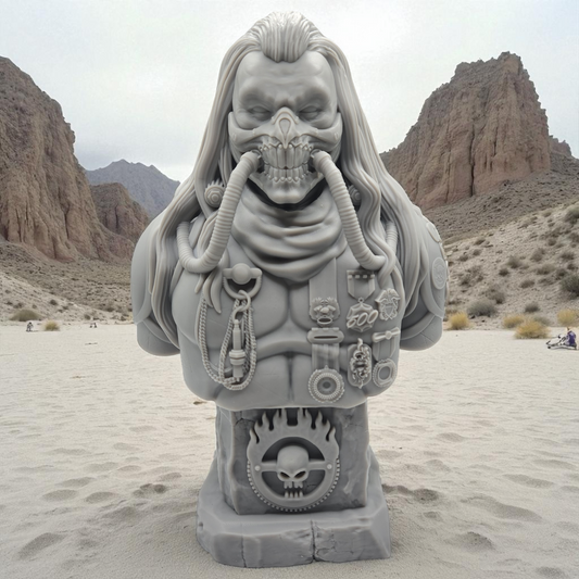 3D Resin Figurine - Immortan Joe Bust | Mad Max