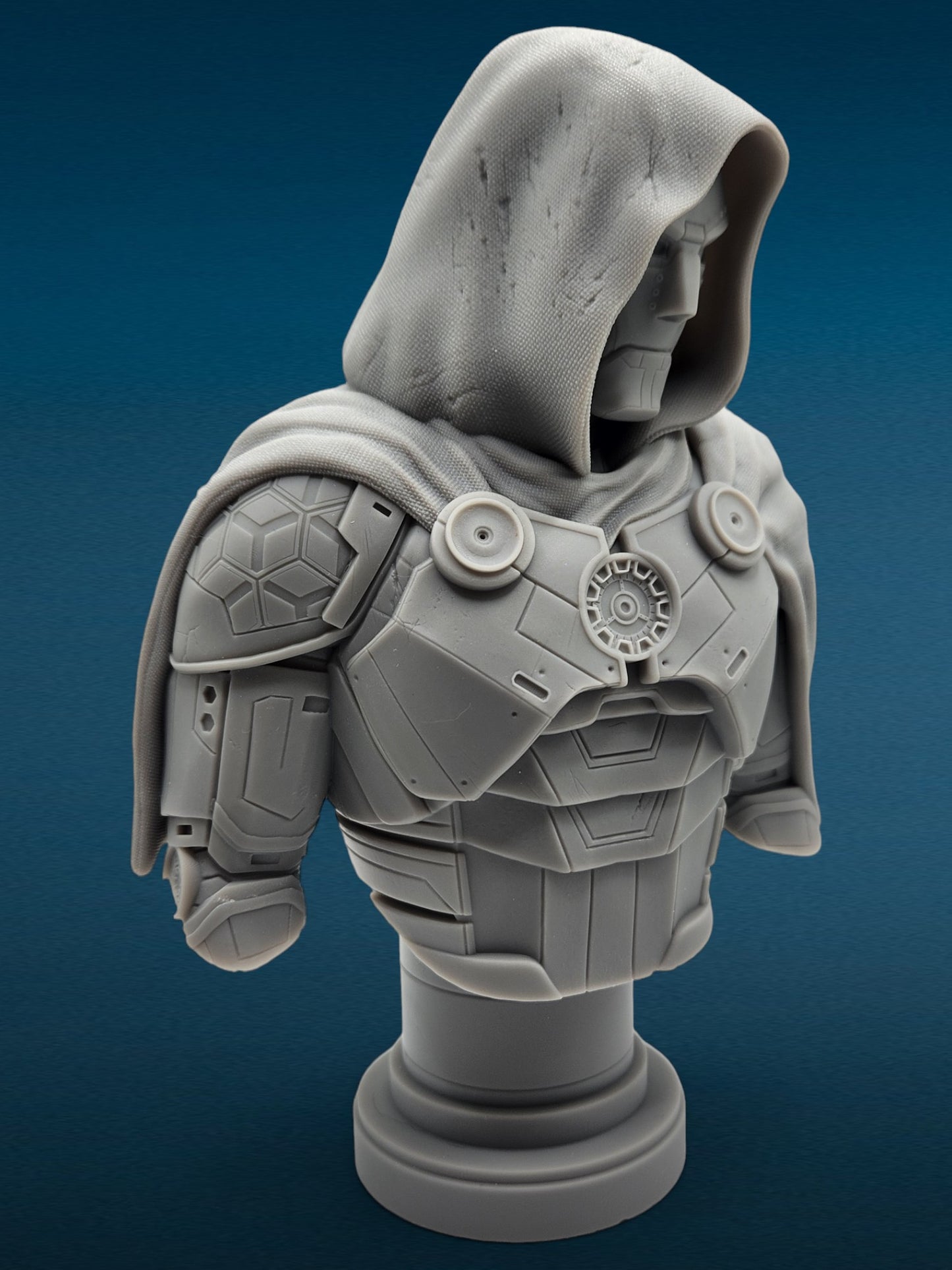 3D Resin Figurine - Iron Doom Bust