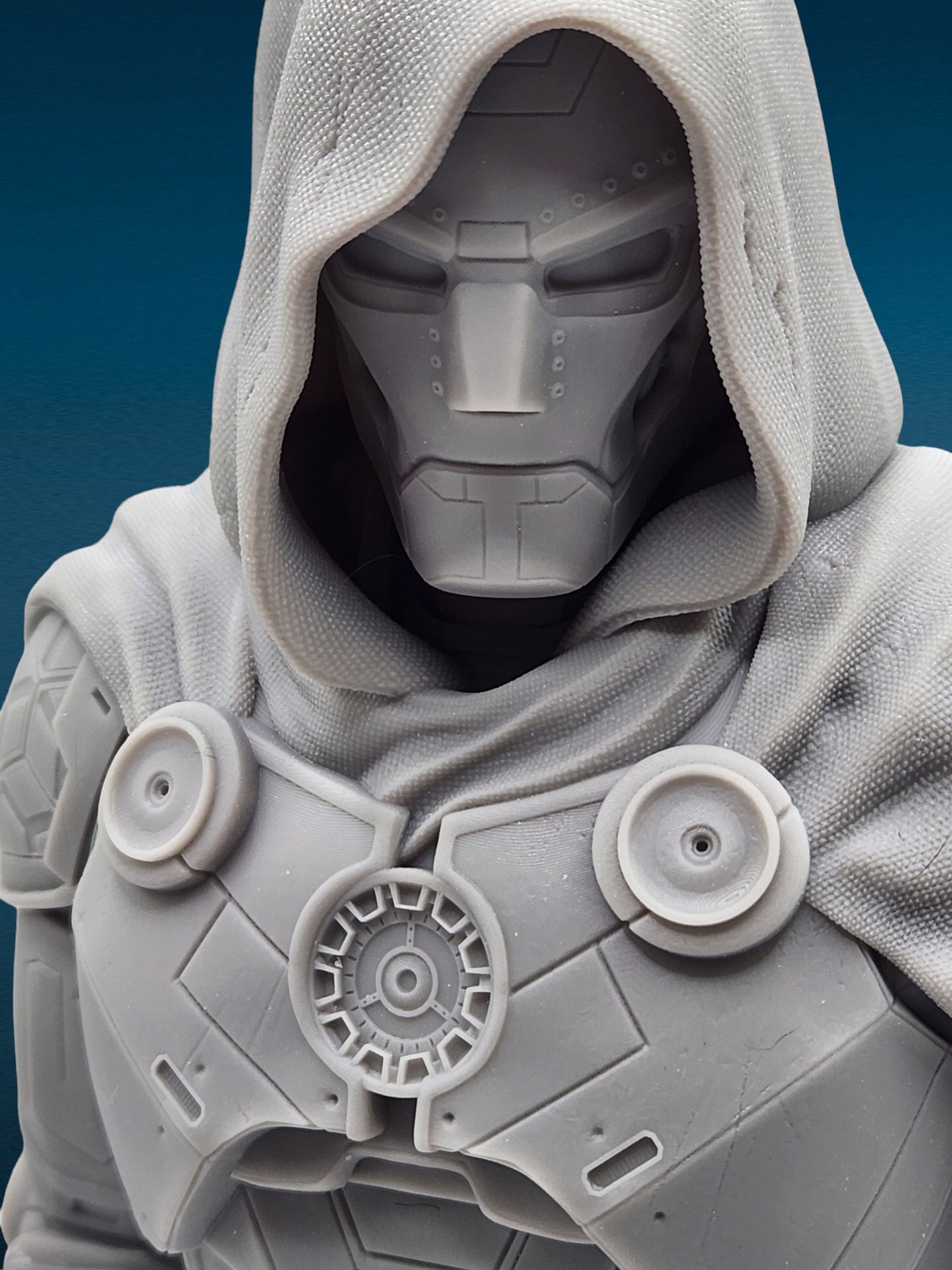 3D Resin Figurine - Iron Doom Bust
