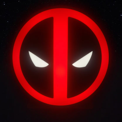 Deadpool Logo LED Lamp | Deadpool