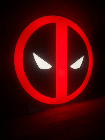 Deadpool Logo LED Lamp | Deadpool