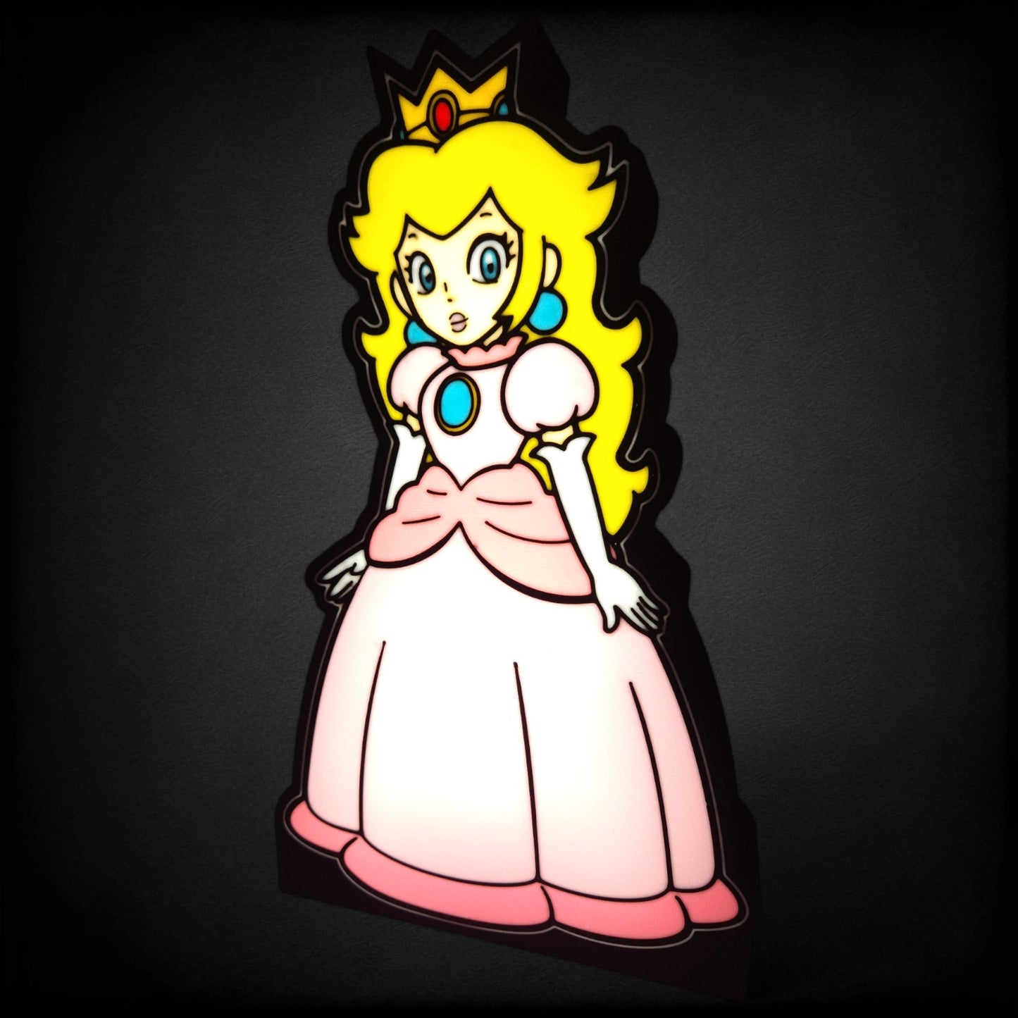 Princess Peach - Full LED Lamp | Mario Bros